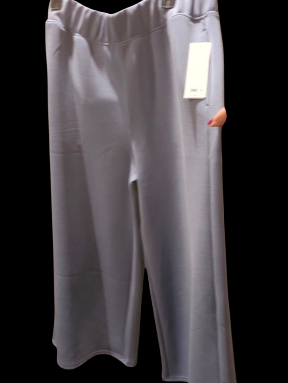 Yogalicious Wide-Leg Dusty Blue Elara Pant